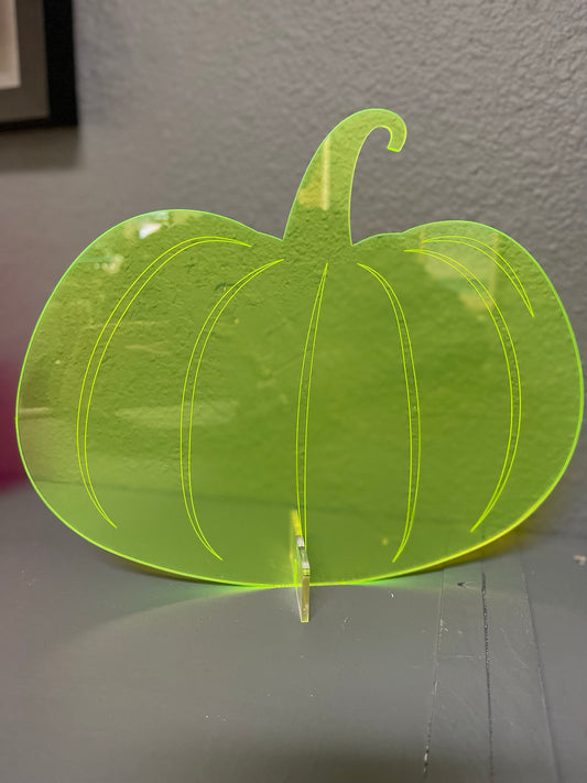 Acrylic Pumpkin Stand Up Medium