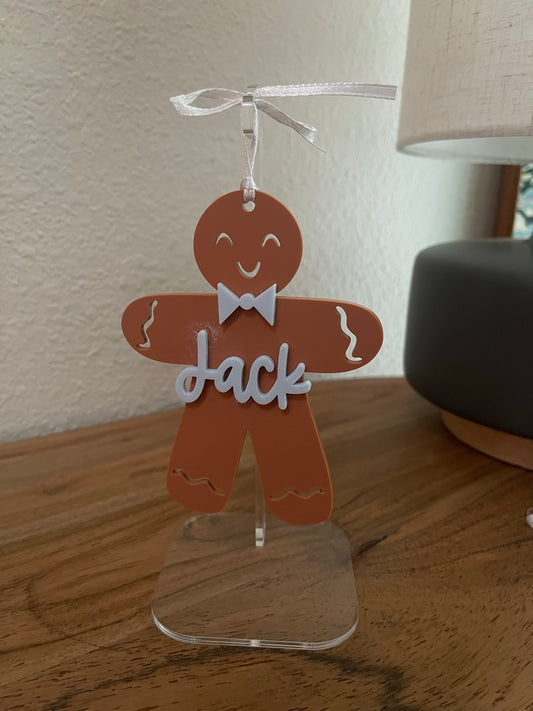 Personalized Gingerbread Ornament