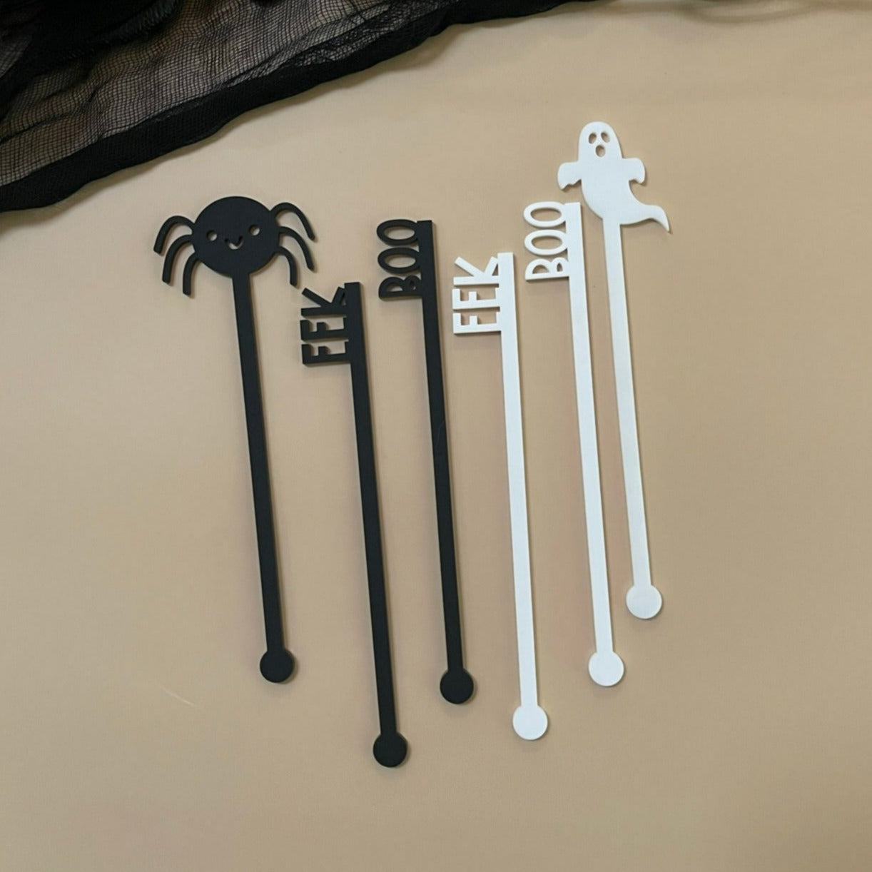 Boo Eek Swizzle Sticks