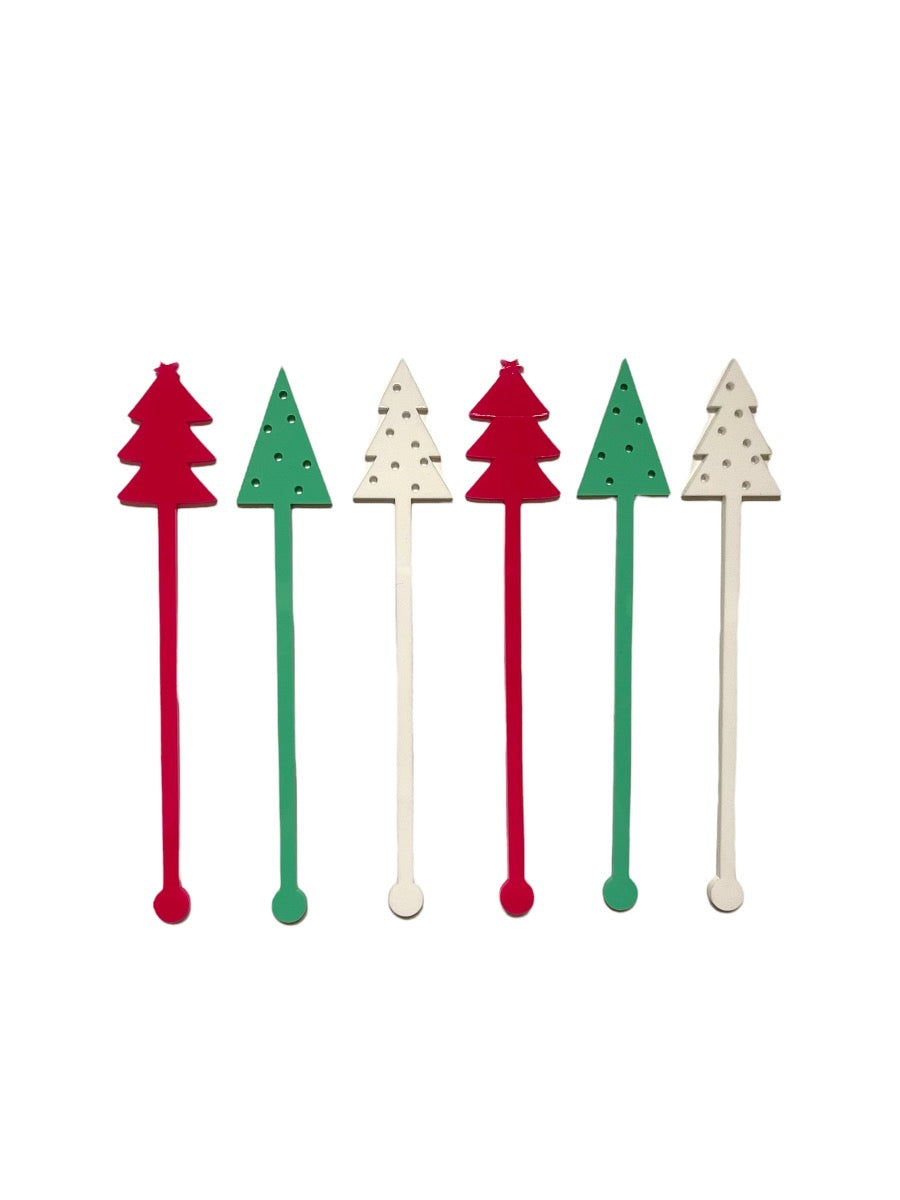 Christmas Tree Swizzle Sticks